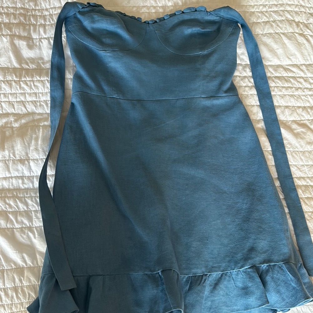 Reformation Blue Mini Dress